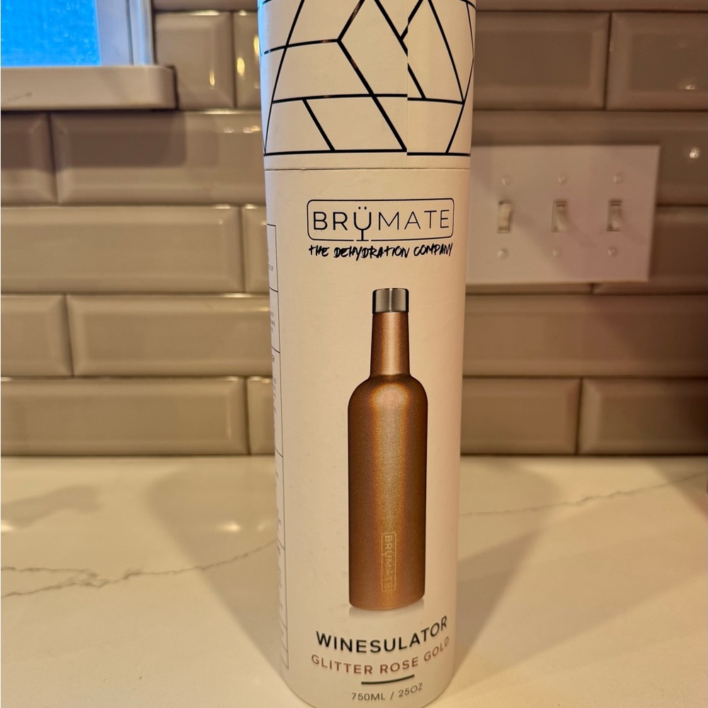 BrüMate Glitter Rose Gold Winesulator